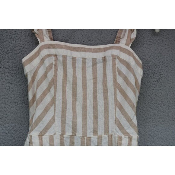 Draper James Strappy Linen Blend Jumpsuit-Size XS-Pockets - Picture 6 of 15